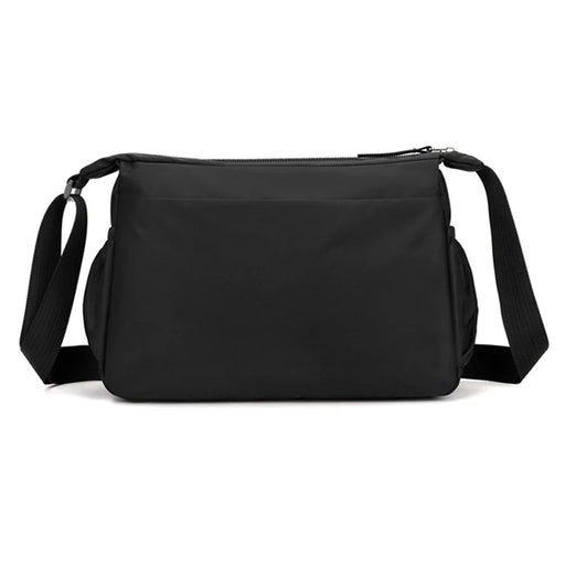 WEPOWER 2323 Men Business Commute Nylon Crossbody Bag Outdoor Casual Travel Shoulder Sling Pack - Black - 2