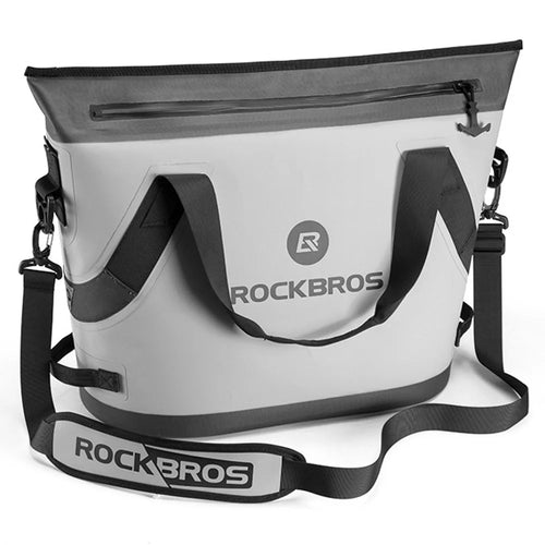 ROCKBROS BX-003 Insulated Refrigerator Cooler Bag Portable Food Preservation Bag for Camping Fishing Home Car Use - Grey - 1