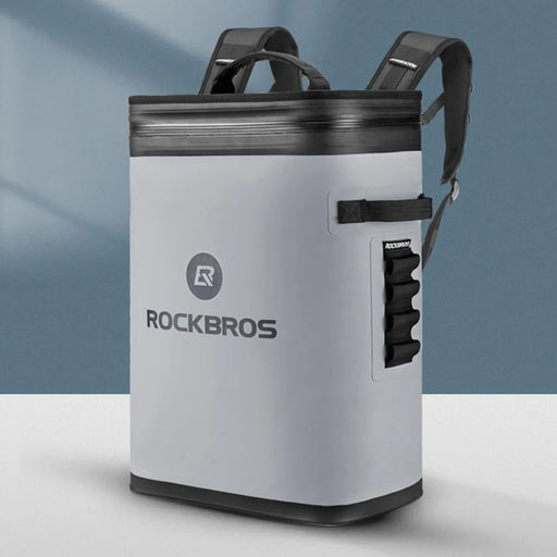 ROCKBROS BX-004 20L Insulated Backpack Hiking Daypack Cooler Bag Cycling Waterproof Rucksack (BPA-Free) - Grey - 2