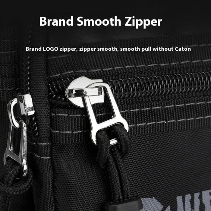 WEPOWER 3106 Men Fashion Nylon Shoulder Bag Outdoor Travel Crossbody Messenger Bag - Black - 7