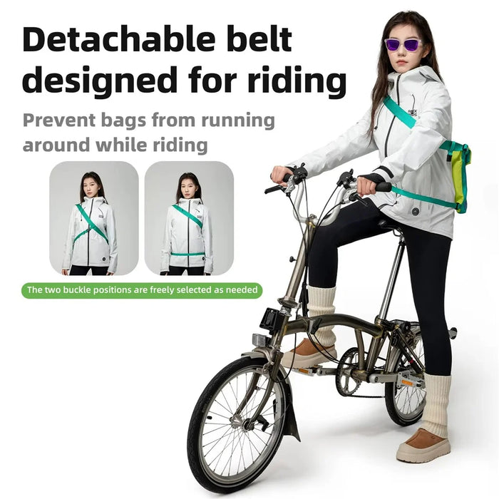 ROCKBROS H58 / 30170028001 5L Large Capacity Cycling Messenger Bag Folding Bike Crossbody Bag - 6