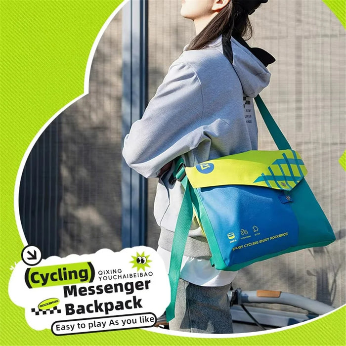 ROCKBROS H58 / 30170028001 5L Large Capacity Cycling Messenger Bag Folding Bike Crossbody Bag - 7