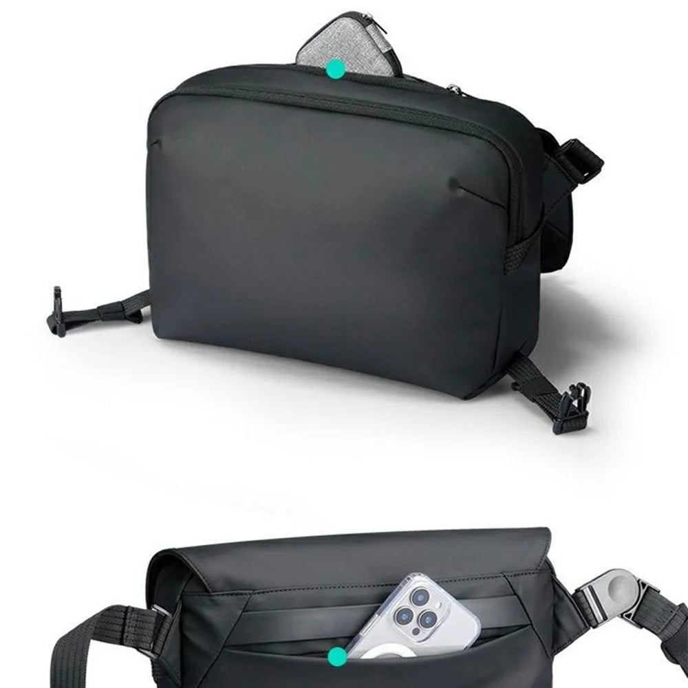 MARK RYDEN MR311 Men Messenger Bag for iPad Oxford Fabric Waterproof Crossbody Shoulder Bag - 5