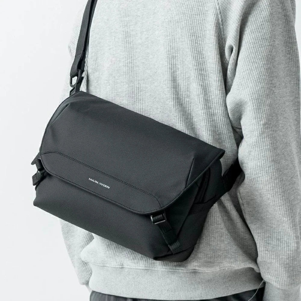 MARK RYDEN MR311 Men Messenger Bag for iPad Oxford Fabric Waterproof Crossbody Shoulder Bag - 6