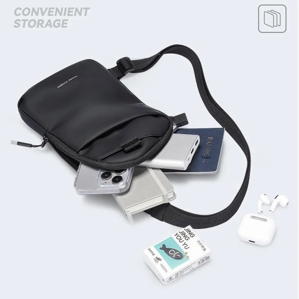 MARK RYDEN MR732 Waterproof Anti Theft Chest Bag for Men Lightweight Crossbody Shoulder Pack - 2