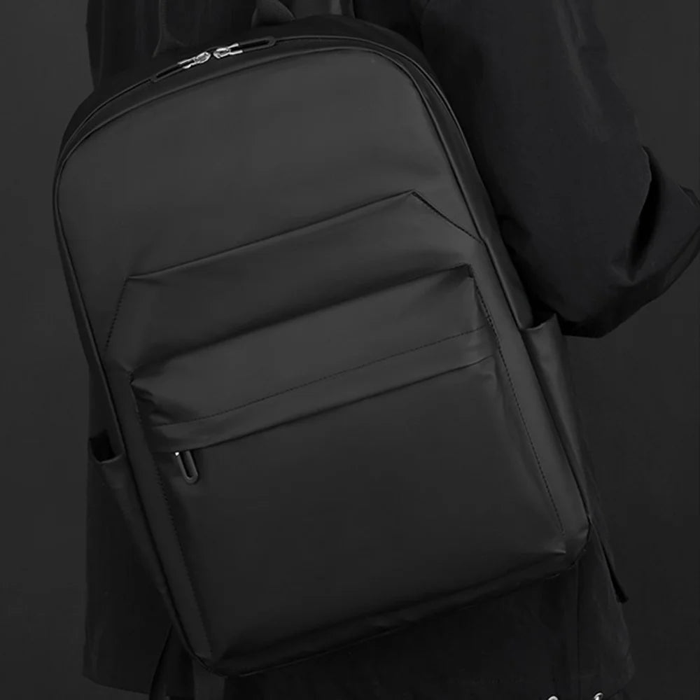 WEPOWER 3425 Men Backpack Business Casual Daypack Outdoor Travel Waterproof Double Shoulder Bag - Black - 3