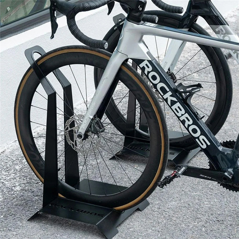 ROCKBROS 270007001 Bike Parking Rack Insert Type Carbon Steel Mountain Road Bicycle Display Stand - 2