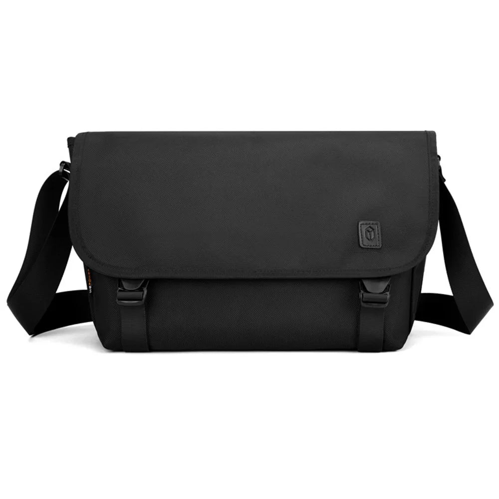 WEPOWER 2163 Travel Messenger Bag Waterproof 1680D Nylon Crossbody Shoulder Bag for Men - Black - 1