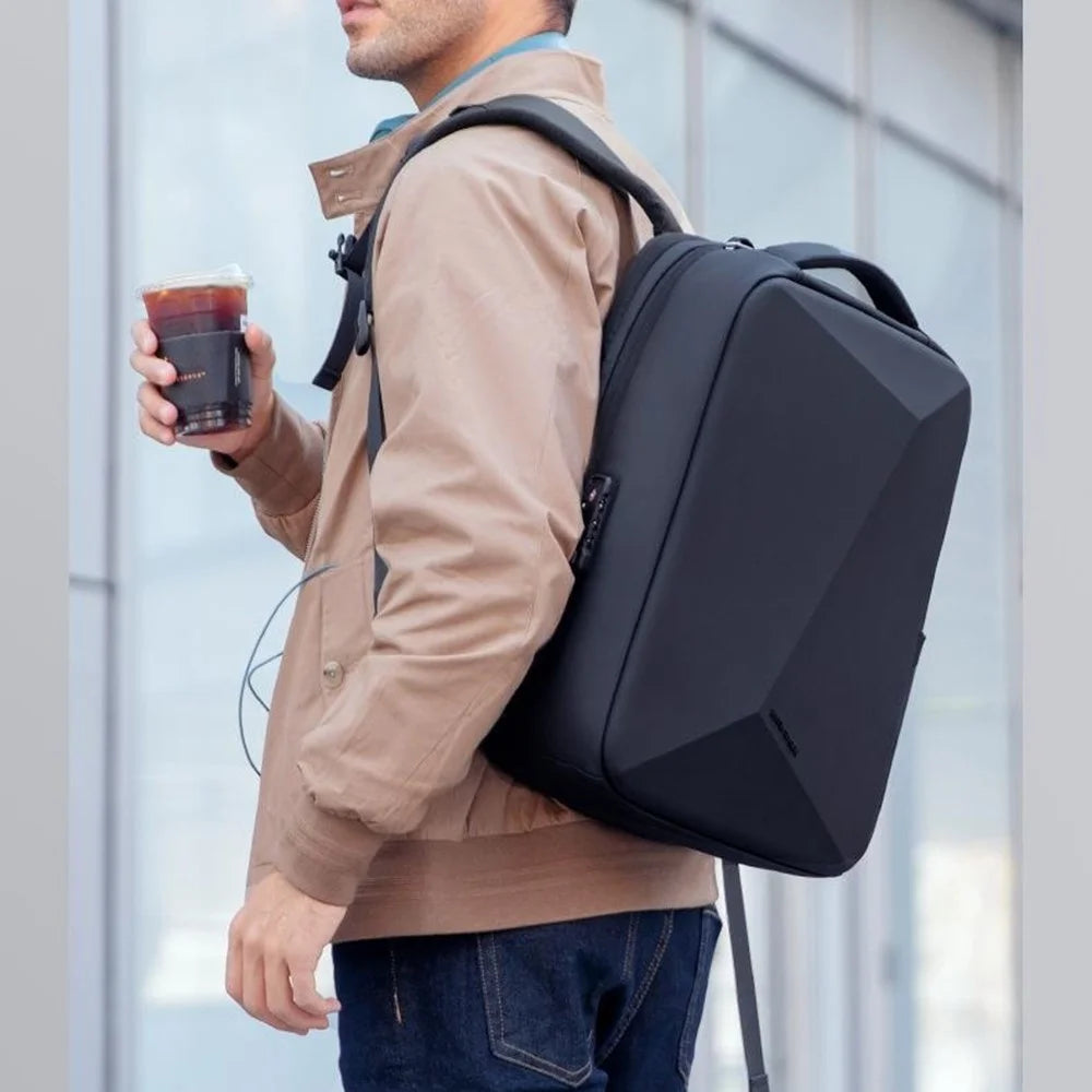 MARK RYDEN MR9405SJ Business Men Backpack Expandable Capacity Travel Double Shoulder Bag with USB Port - 3