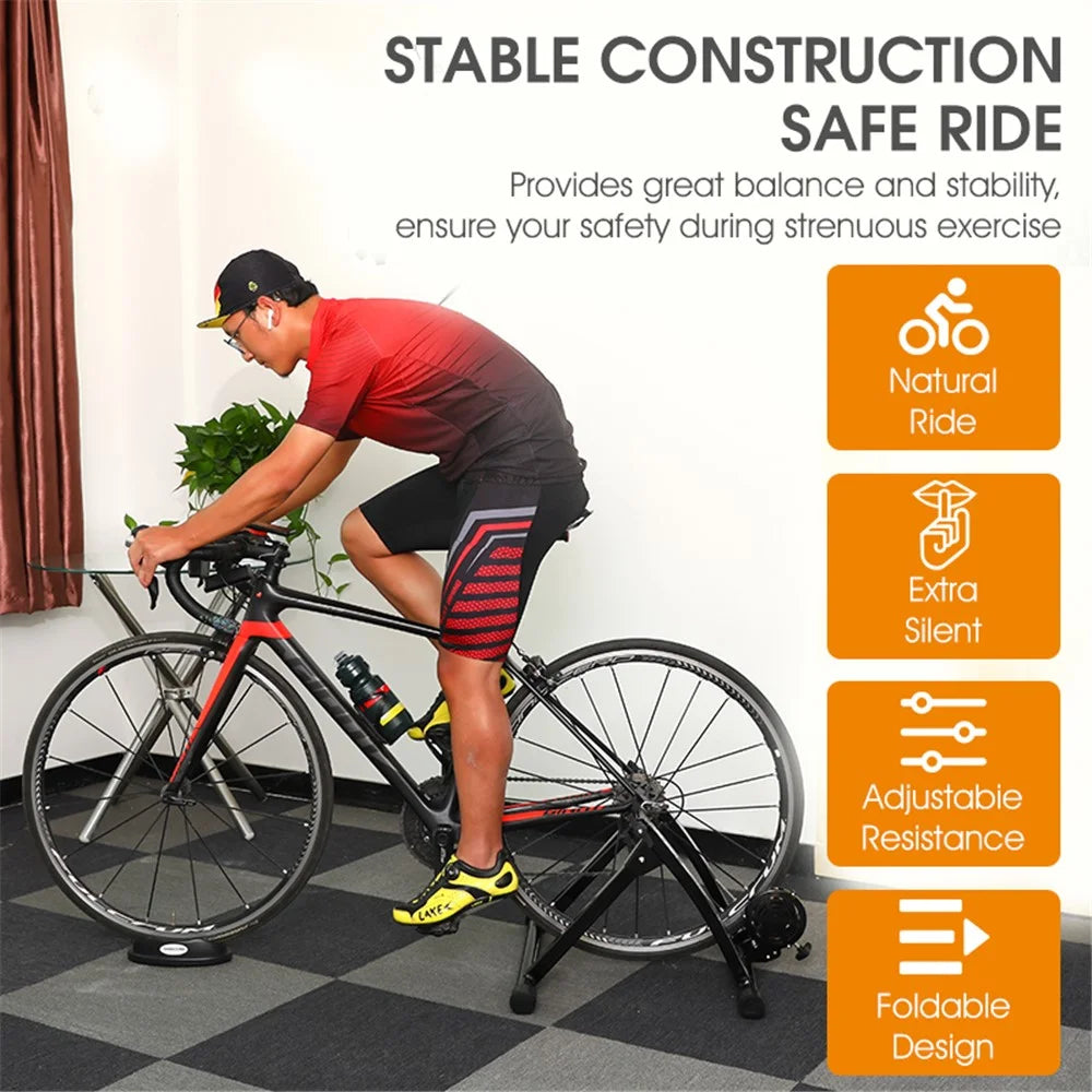 WEST BIKING YP1402008 Indoor Exercise Bike Trainer Roller Home Training Magnetic Resistance Bicycle Trainer Cycling Fitness Workout Tool - 3