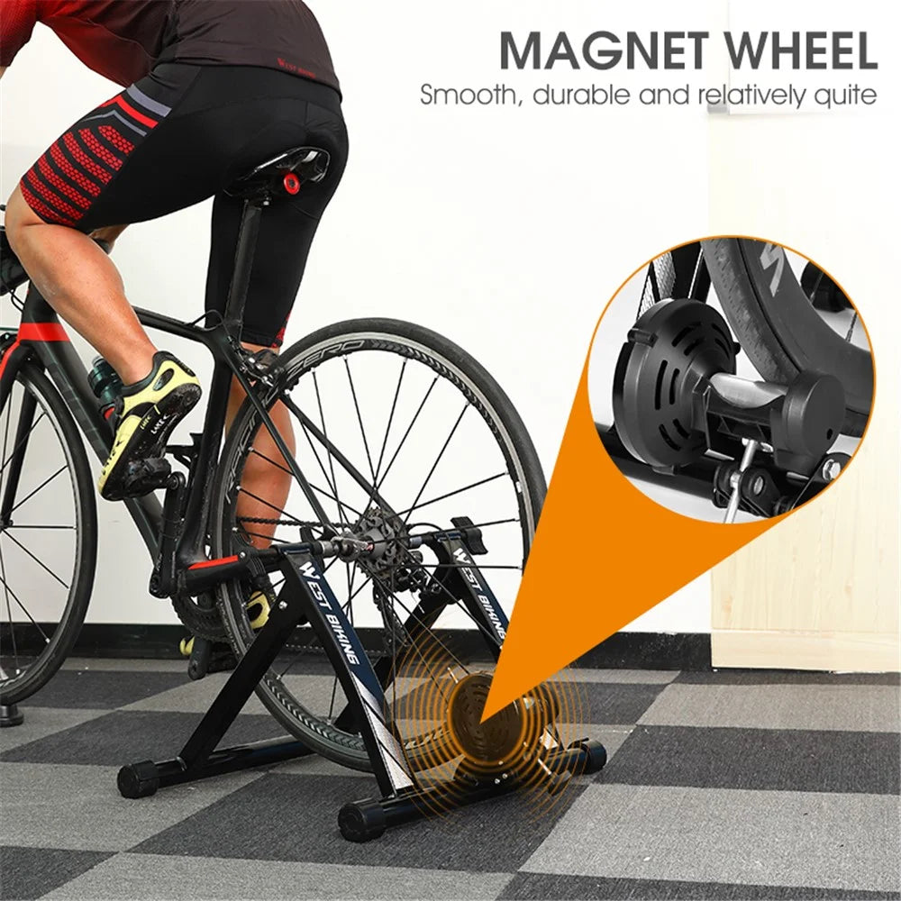 WEST BIKING YP1402008 Indoor Exercise Bike Trainer Roller Home Training Magnetic Resistance Bicycle Trainer Cycling Fitness Workout Tool - 5