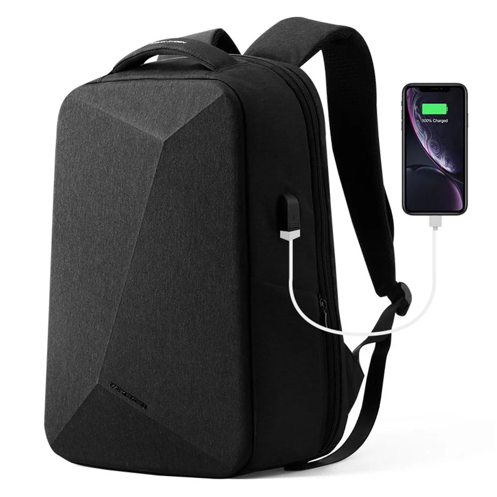 MARK RYDEN MR9405YY Waterproof Nylon Backpack Anti Theft TSA Lock Laptop Bag with Rain Cover - 1