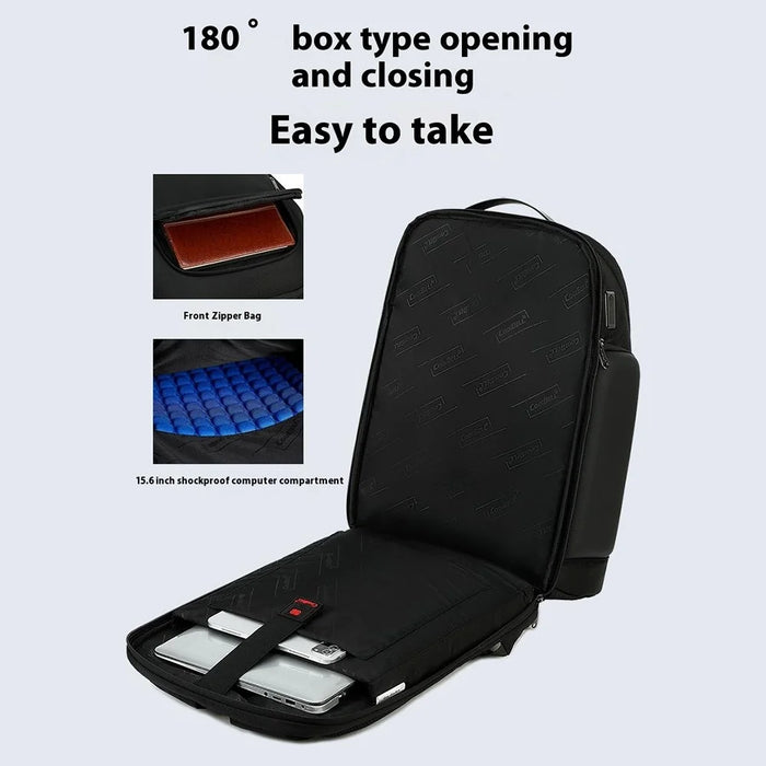 COOLBELL CB-8306 15.6 Inch Laptop Backpack Large Capacity Waterproof Business Travel Dual Shoulder Bag - Black - 5