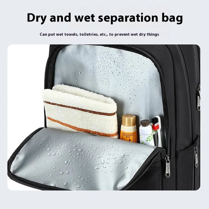 COOLBELL CB-8307 Men Laptop Backpack Dry Wet Separation College Student Bag Large Capacity Travel Backpack - 6