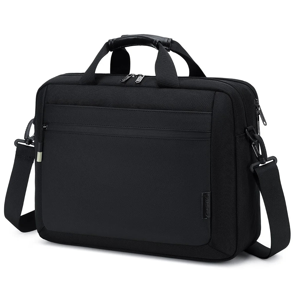COOLBELL CB-2129 15.6 Inch Laptop Bag Business Briefcase Shockproof Waterproof Messenger Bag - Black - 1
