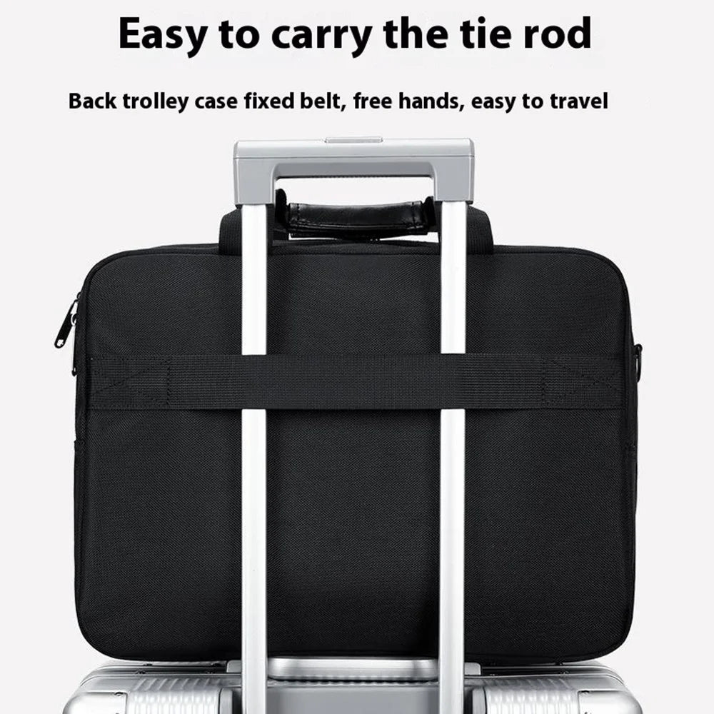 COOLBELL CB-2129 15.6 Inch Laptop Bag Business Briefcase Shockproof Waterproof Messenger Bag - Black - 7