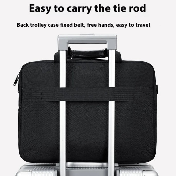 COOLBELL CB-2129 15.6 Inch Laptop Bag Business Briefcase Shockproof Waterproof Messenger Bag - Black - 7