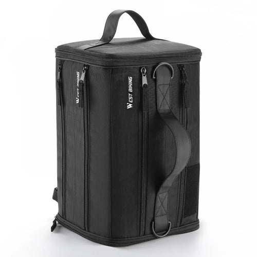 WEST BIKING YP0707401 22L Wet and Dry Separation Cycling Helmet Storage Crossbody Bag with Shoe Compartment - 1