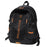 BULLCAPTAIN Oxford Cloth Dual Shoulder Bag Large Capacity Backpack with Mini Hanging Pouch - Black - 1