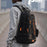 BULLCAPTAIN Oxford Cloth Dual Shoulder Bag Large Capacity Backpack with Mini Hanging Pouch - Black - 2