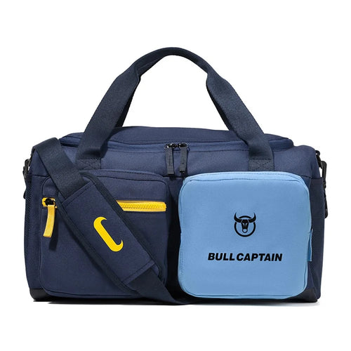 BULLCAPTAIN Wet Dry Separation Shoe Clothes Carrying Bag with Shoulder Strap for Travel Gym Sports - Sky Blue - 1
