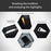 OZUKO Multifunction Lightweight Chest Bag Waterproof Anti-scratch Shoulder Bag - Black - 4