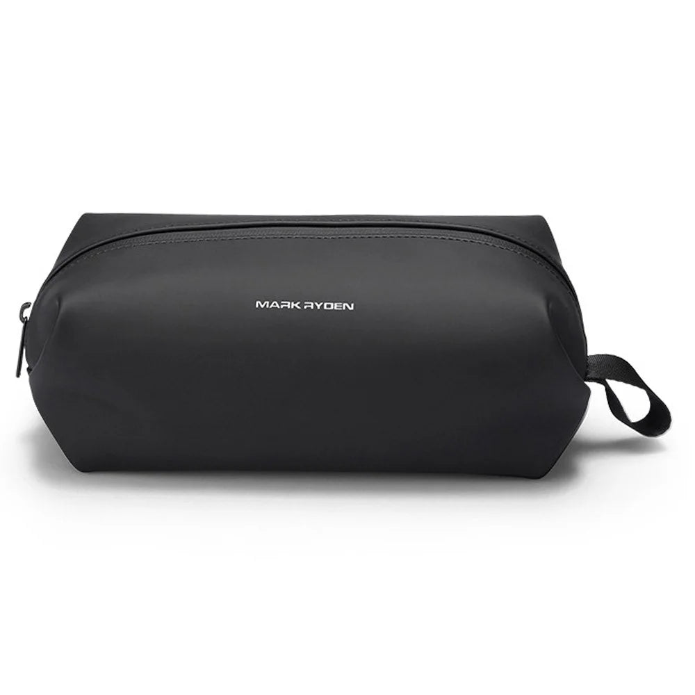 MARK RYDEN MR35 Business Travel Toiletry Bag Portable PU Men Cosmetics Storage Bag - Black - 1
