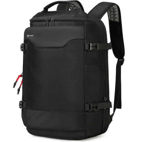 POSO 676 Expandable Compression Travel Backpack 17.3 Inch Laptop Bag with Vacuum Pump (Without Light) - 1