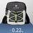 BULLCAPTAIN 0108 Men Crossbody Bag Waterproof Oxford Cloth Multi-Compartment Single Shoulder Bag - Black - 6
