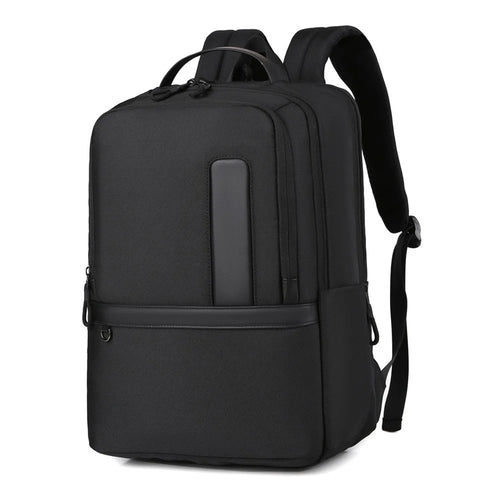 B727 Waterproof Oxford Fabric Laptop Backpack Large Capacity Business Travel Shoulder Bag for Men - Black - 1