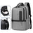 B727 Waterproof Oxford Fabric Laptop Backpack Large Capacity Business Travel Shoulder Bag for Men - Black - 6