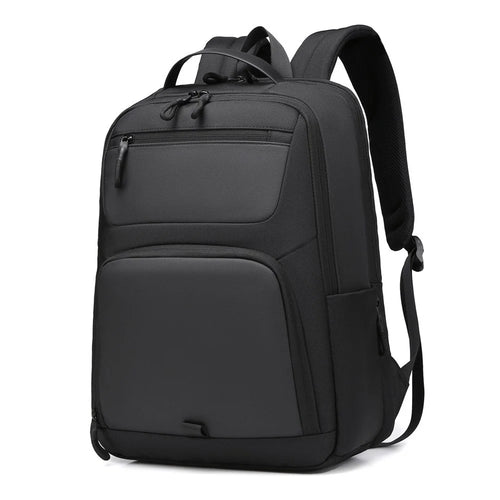 B725 Oxford Fabric Waterproof Travel Laptop Shoulder Bag for 16 Inch Notebook Backpack for Business Men - Black - 1