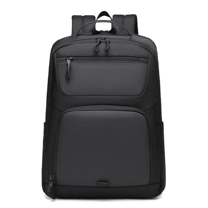 B725 Oxford Fabric Waterproof Travel Laptop Shoulder Bag for 16 Inch Notebook Backpack for Business Men - Black - 2