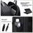 B725 Oxford Fabric Waterproof Travel Laptop Shoulder Bag for 16 Inch Notebook Backpack for Business Men - Black - 5