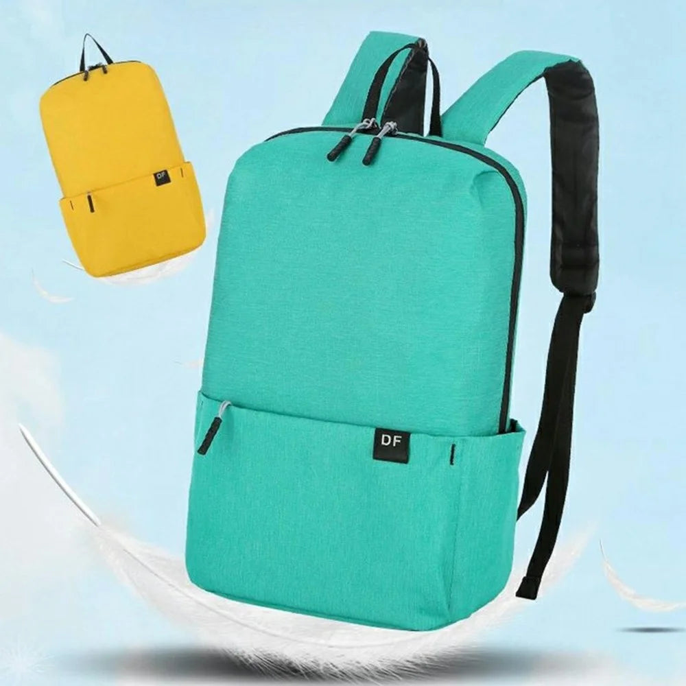 SOLDIER BLADE 8724 Stylish 19 Inch Dual Shoulder Bag Ultralight Waterproof Oxford Fabric Backpack - Blue - 3