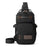 WEPOWER 8105 Men Chest Bag Multifunctional Convertible Nylon Backpack Crossbody Bag - Black - 1