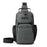 WEPOWER 999-15 Men Chest Bag Casual Commuting Nylon Crossbody Sling Pack Backpack - Grey - 1