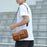 WEIXIER D895 Fashion Crossbody Bag for Men Shoulder Sling Pack Casual Daypack - Brown - 2