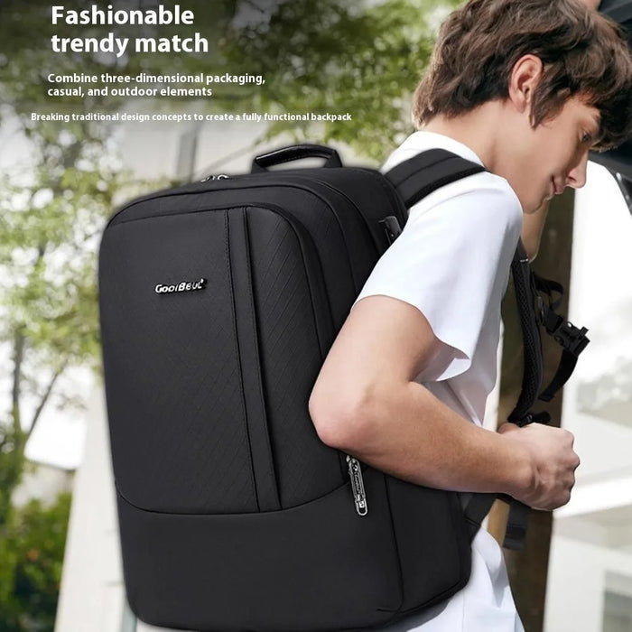 COOLBELL CB-8311 Anti Theft Backpack for 15.6 Inch Laptop Waterproof Large Capacity Travel Shoulder Bag - Black - 6