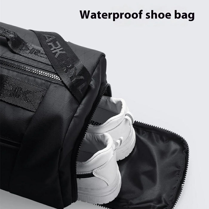 MARK RYDEN MR305 Men Fitness Bag Oxford Fabric Short Trip Travel Crossbody Bag with Shoe Compartment - 3