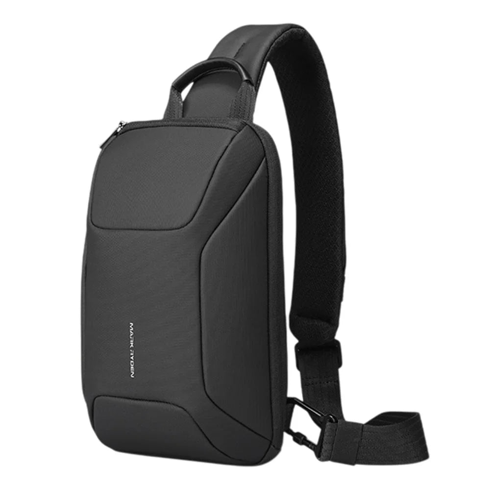 MARK RYDEN MR707 Men Chest Bag Waterproof Oxford Fabric RFID Blocking Anti Theft Crossbody Bag - Black - 1
