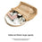 Hollow Woven Tote Bag Women Large Capacity Single Shoulder Handbag for Beach Travel - White - 2