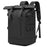 EURCOOL 6660 Men Business Travel Laptop Backpack Large Capacity Roll Top PVC Dual Shoulder Bag - 1