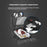 EURCOOL 6660 Men Business Travel Laptop Backpack Large Capacity Roll Top PVC Dual Shoulder Bag - 5