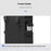 EURCOOL 6660 Men Business Travel Laptop Backpack Large Capacity Roll Top PVC Dual Shoulder Bag - 7