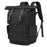 EURCOOL EC-693AA Men Roll Top Business Travel Backpack Oxford Cloth Expandable Outdoor Hiking Daypack - Black - 1