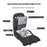 EURCOOL EC-693AA Men Roll Top Business Travel Backpack Oxford Cloth Expandable Outdoor Hiking Daypack - Black - 4