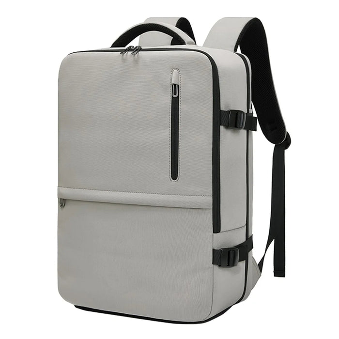 EURCOOL EC-6665 Expandable Oxford Cloth Men Business Backpack Travel Commute 16 Inch Laptop Bag - 1