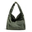 NL1014 Waffle Grid Nylon Tote Bag Large Capacity Single Shoulder Crossbody Bag - Green - 1