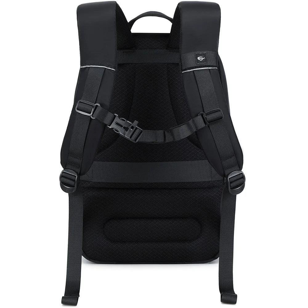 COOLBELL CB-8312 19L Travel Double Shoulder Bag Waterproof Backpack for 15.6 Inch Laptop - Black - 4